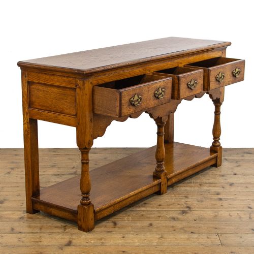 fig 2. Antique Oak Dresser Base