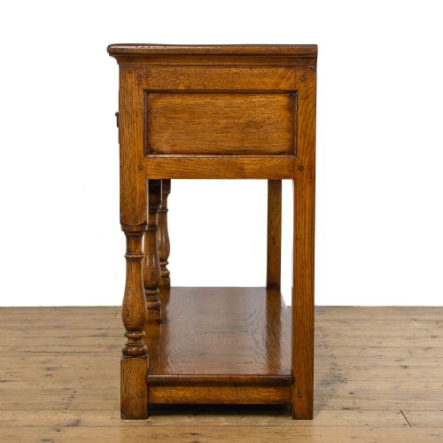 fig 3. Antique Oak Dresser Base