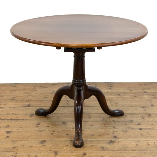 fig 1. Georgian Antique Mahogany Tilt Top Table