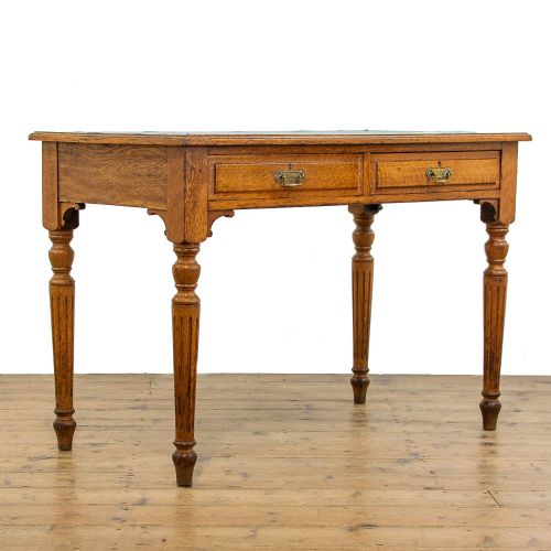 fig 3. Antique Oak Writing Table