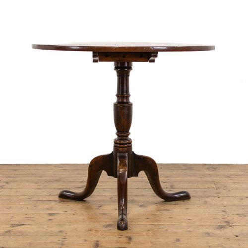 fig 2. Antique Oak Tilt Top Tripod Table