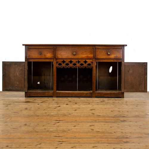 fig 2. Antique Oak Dresser Base