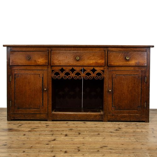 Antique Oak Dresser Base