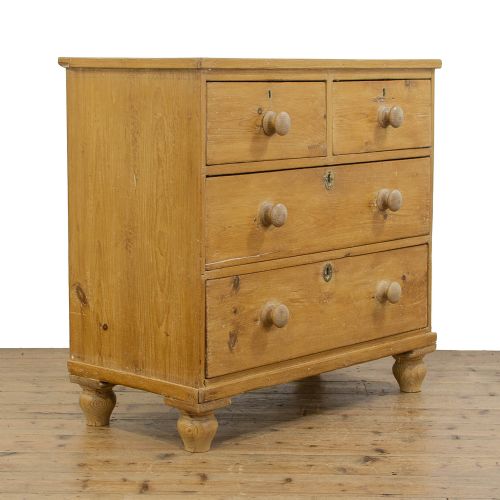 fig 1. Antique Pine Chest of Drawers