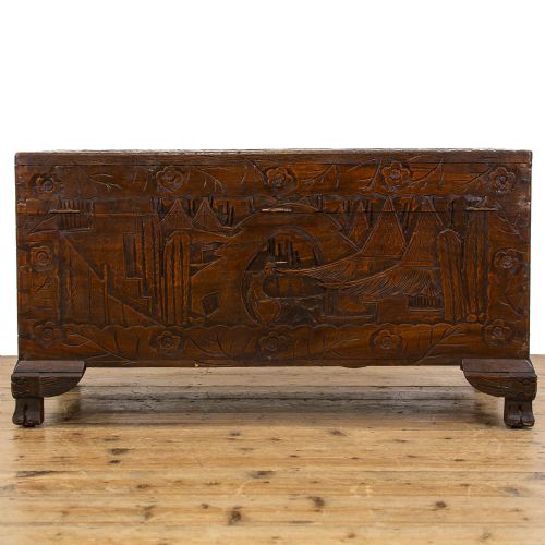 fig 3. Chinese Carved Camphor Wood Trunk
