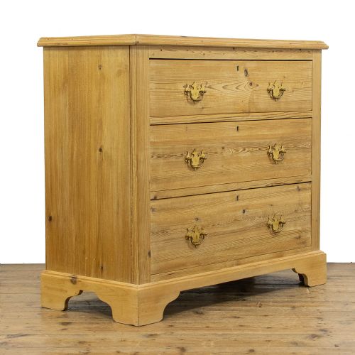 fig 1. Antique Pine Chest of Drawers
