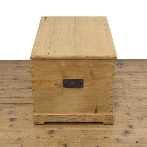 fig 2. Antique Pine Trunk or Blanket Box