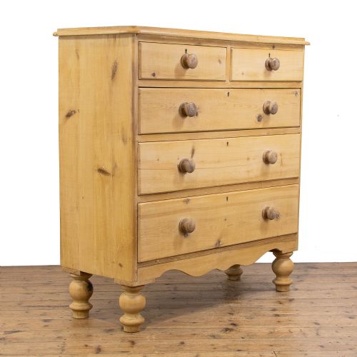 fig 1. Victorian Antique Pine Chest of Drawers