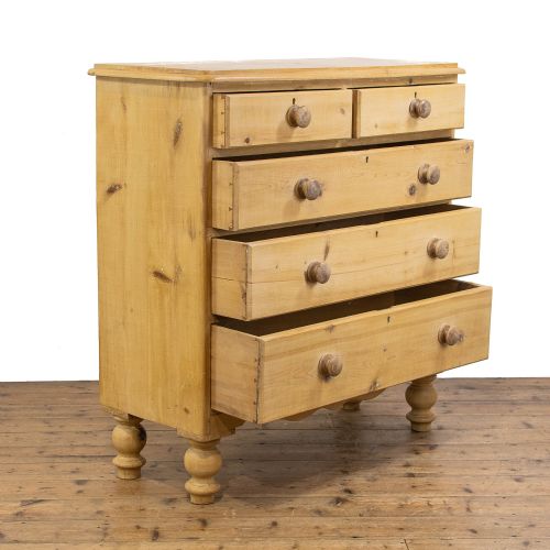 fig 2. Victorian Antique Pine Chest of Drawers
