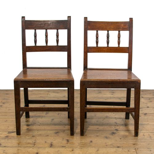 fig 1. Pair of Welsh Oak Farmhouse Chairs