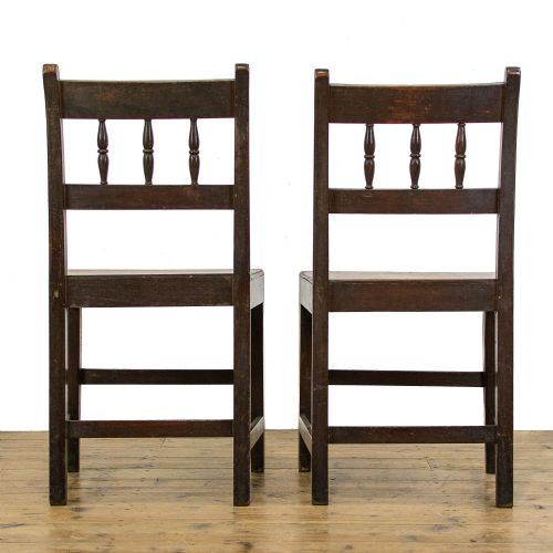 fig 2. Pair of Welsh Oak Farmhouse Chairs