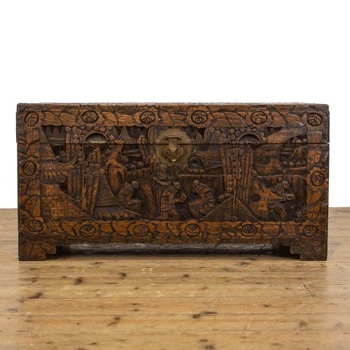 fig 1. Carved Camphor Wood Trunk