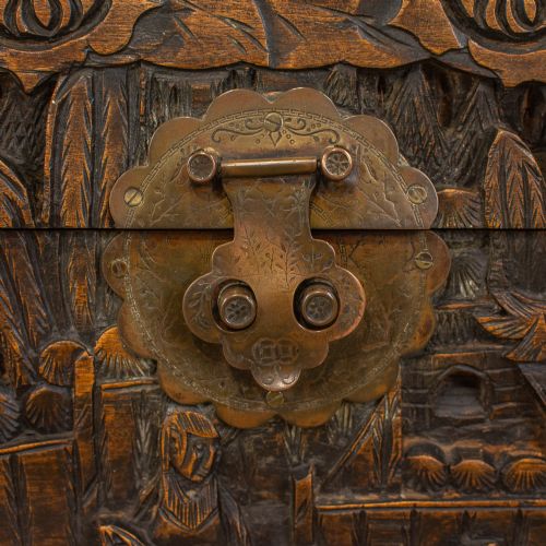 fig 2. Carved Camphor Wood Trunk