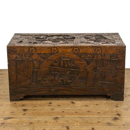fig 3. Carved Camphor Wood Trunk