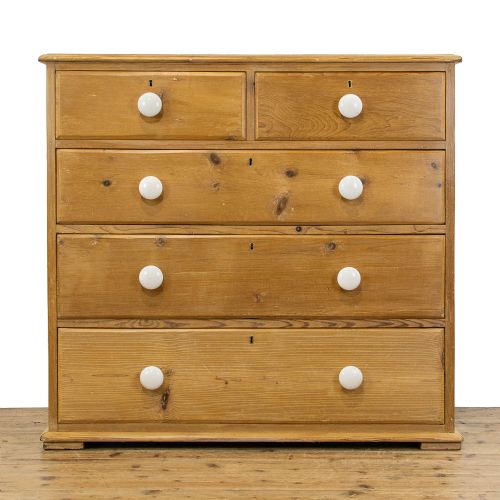 Victorian Antique Pine Chest of Drawers
