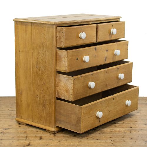 fig 2. Victorian Antique Pine Chest of Drawers