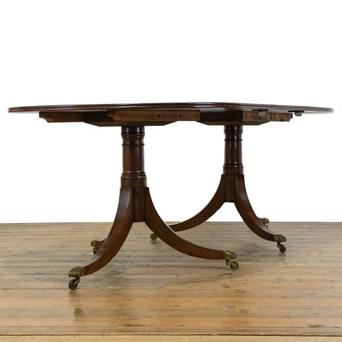 fig 3. Antique Mahogany Extendable Dining Table