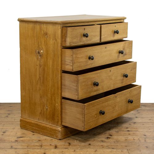 fig 2. Antique Pine Chest of Drawers by ‘Heals and Sons, London’