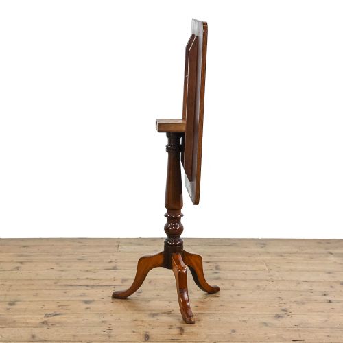 fig 1. Horseshoe Shaped Tub Chair with Blue Fabric Upholstery