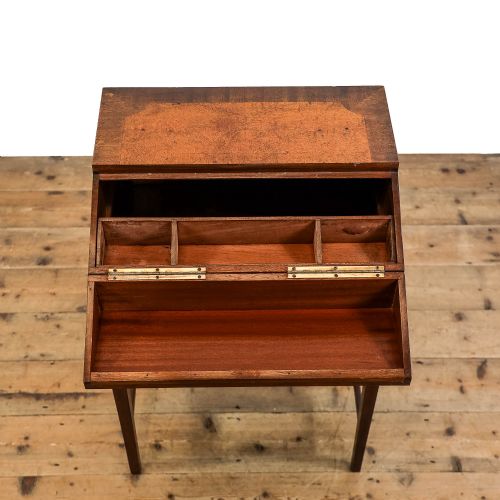 fig 2. Small Antique Walnut Work Box Table