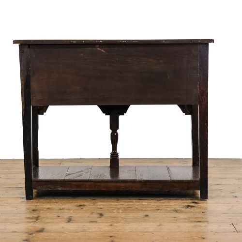 fig 3. Small Georgian Antique Oak Dresser Base