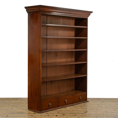 fig 1. Antique Mahogany Bookcase
