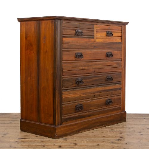 fig 1. Victorian Antique Walnut Chest of Drawers