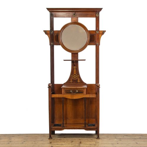 Antique Mahogany Hall Stand