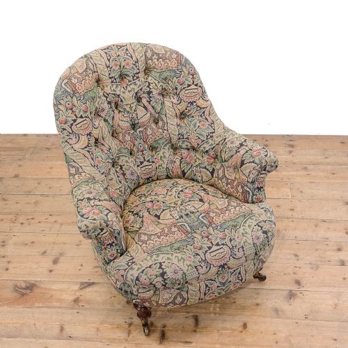 Victorian Antique Mahogany Drawing Room Chair