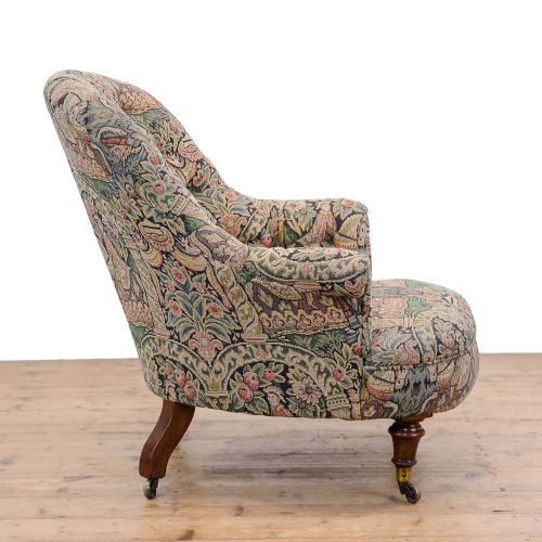 fig 3. Victorian Antique Mahogany Drawing Room Chair