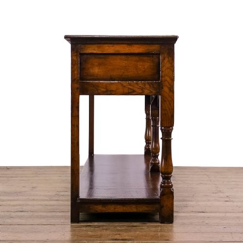 ANTIQUE OAK DRESSER BASE - ADDITIONAL PHOTO 1