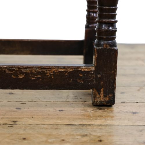 fig 2. Antique Georgian Oak Lowboy Side Table