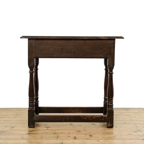 fig 3. Antique Georgian Oak Lowboy Side Table