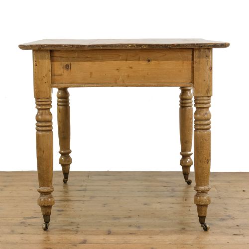 fig 2. Antique Pine Farmhouse Kitchen Table 
