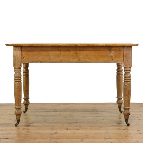 fig 3. Antique Pine Farmhouse Kitchen Table 