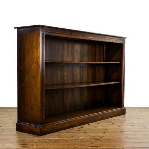 fig 1. Early 20th Century Antique Oak Bookcase