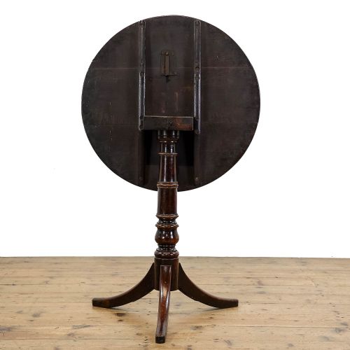 fig 2. Antique Georgian Oak Tilt Top Table