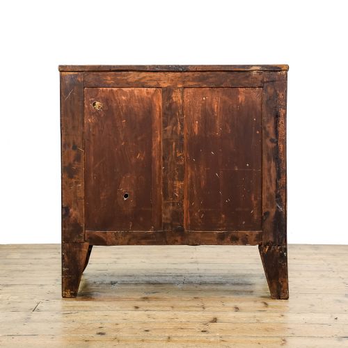 fig 2. Antique 19th Century Mahogany Bow Front Chest of Drawers
