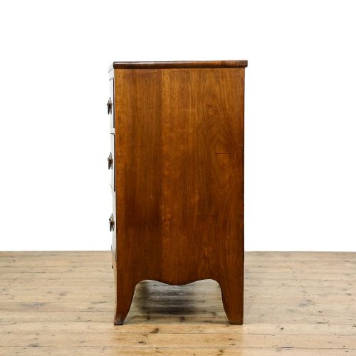 fig 3. Antique 19th Century Mahogany Bow Front Chest of Drawers