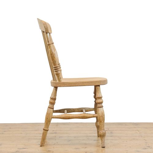 fig 2. Set of Five Victorian Antique Pine Kitchen Chairs