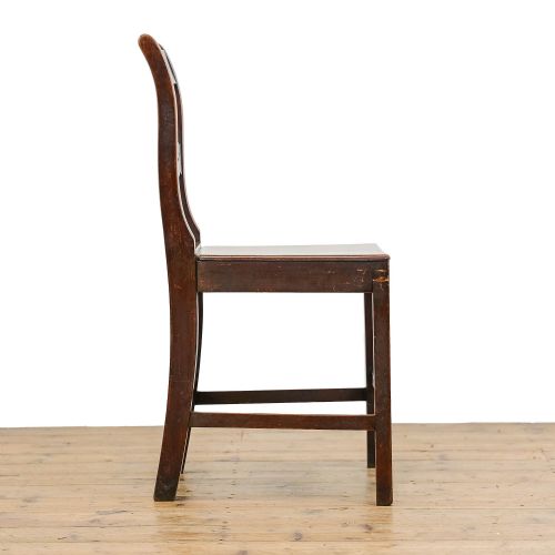 fig 3. Set of Four Antique Welsh Oak Farmhouse Chairs