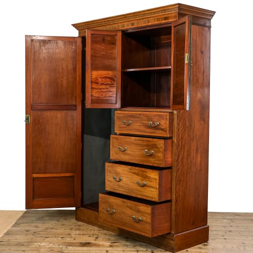 fig 1. Antique Edwardian Compactum Wardrobe