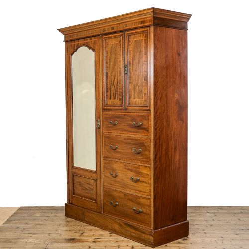 fig 2. Antique Edwardian Compactum Wardrobe