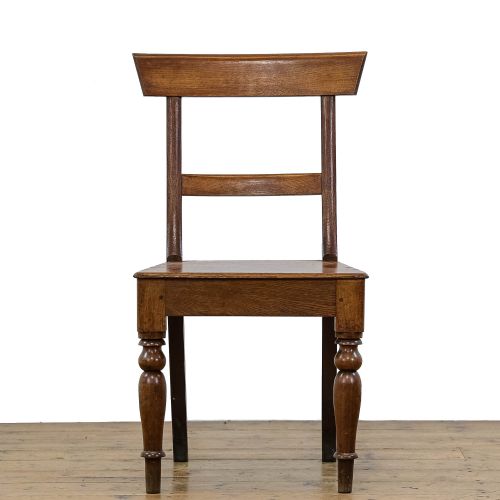 fig 2. Harlequin Set of Four Antique Oak Farmhouse Chairs