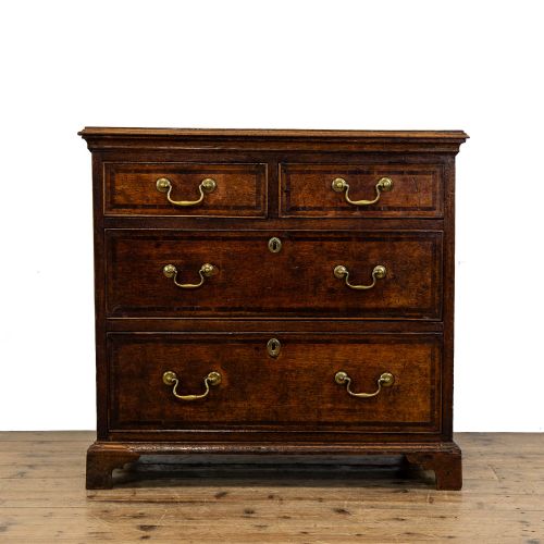 Small Antique Georgian Oak Chest of Drawers