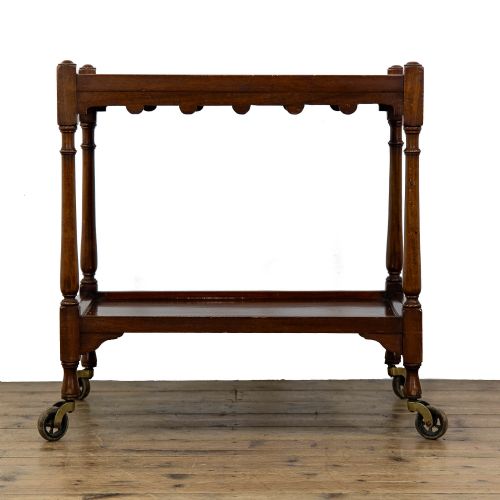 Antique Mahogany Drinks Trolley