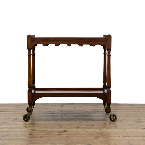 fig 2. Antique Mahogany Drinks Trolley