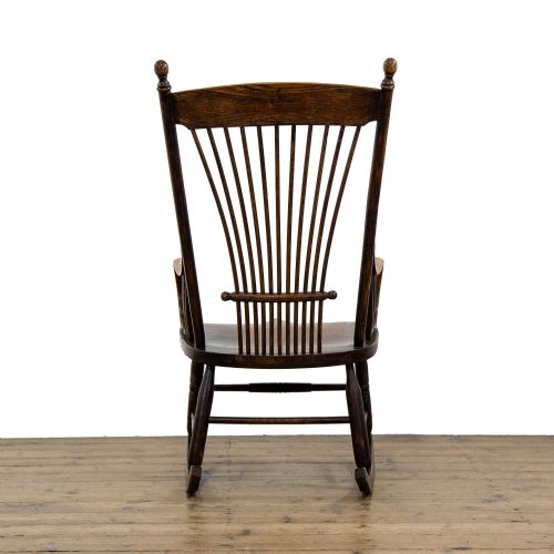 fig 3. Antique Spindle Fan back Rocking Chair