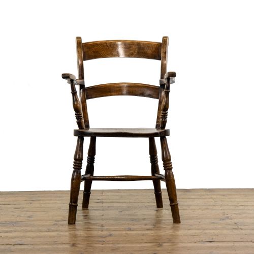 fig 2. Antique Elm and Beech Windsor Armchair