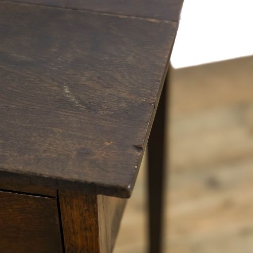 fig 1. Antique Georgian Oak Lowboy Side Table